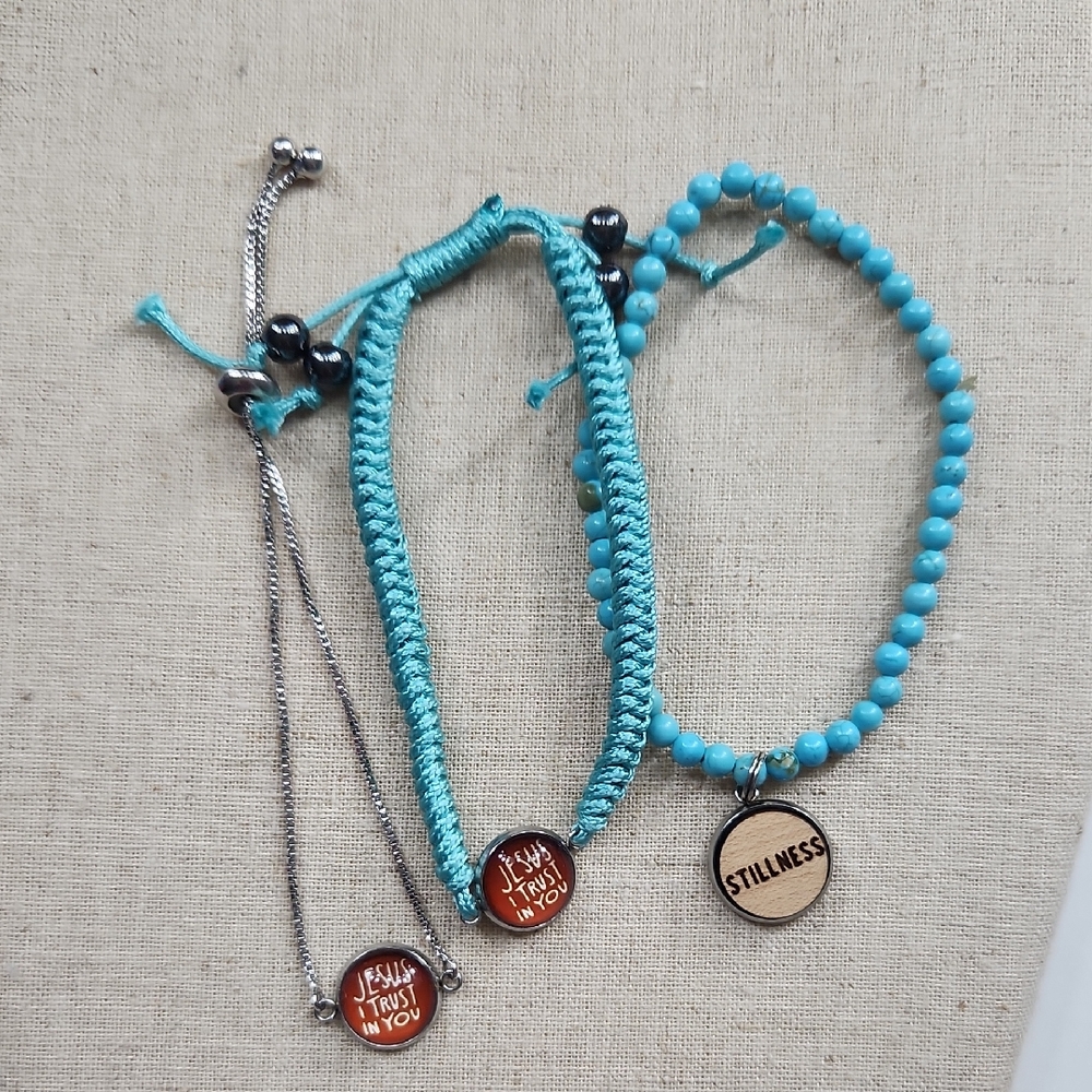 Religious Bracelet Set